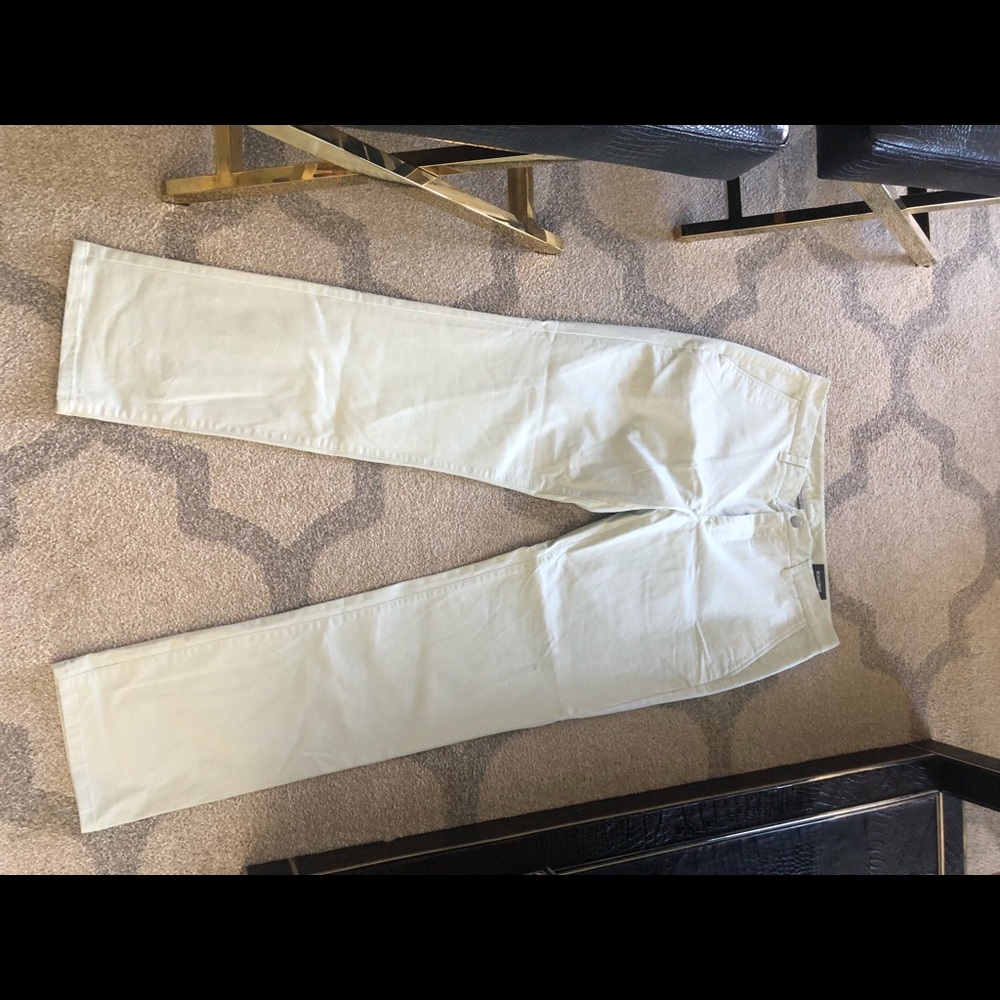 Bonobos pants-off white color 34w 32l slim fit
